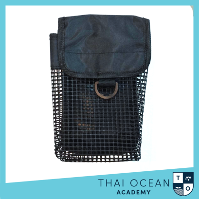 Scuba Black Mesh Bag