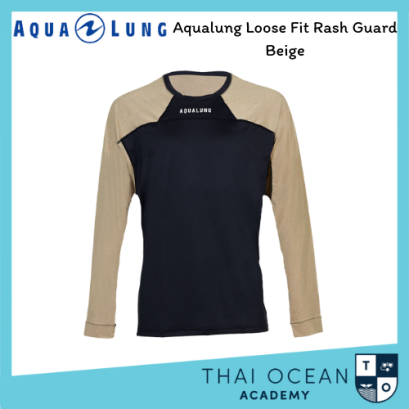 Aqualung Loose Fit Rash Guard Beige