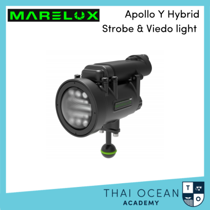 MARELUX Apollo Y Hybrid Strobe & Viedo light (Patented Design) 3000 lumen