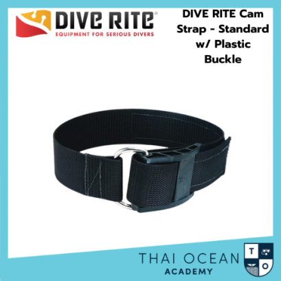 DIVE RITE Cam Strap - Standard w/ Plastic Buckle