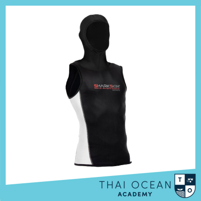 Sharkskin Chillproof Vest With Hood Male