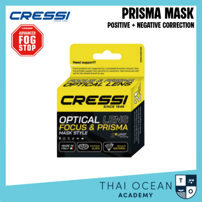 Cressi Prisma Optical Correction Lens (Positive & Negative)
