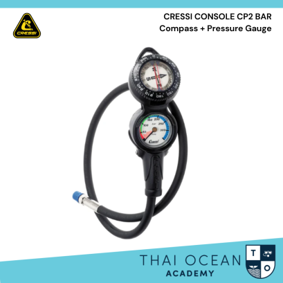 CRESSI CONSOLE CP2 BAR (Pressure Gauge + Compass)