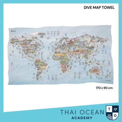 dive map towel