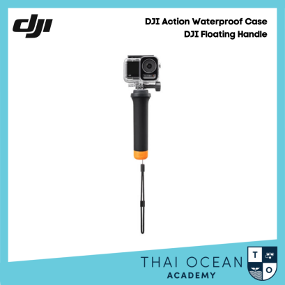 DJI Action 4 / 3 Waterproof Case + DJI Floating Handle