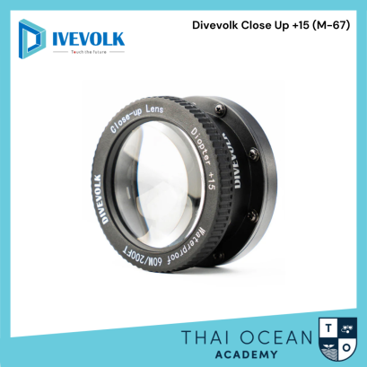 Divevolk Close Up Pro +15 (M-67) Lens For Macro