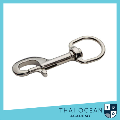 OMS Big Grip Stainless Steel Bolt-Snap 1" (~ 25 mm) 