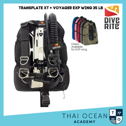 Dive Rite TRANSPLATE XT with VOYAGER EXP WING (35 LB)