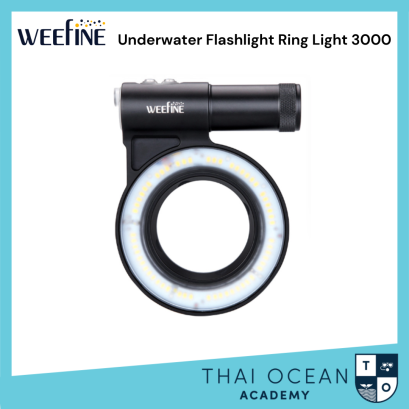 WF058 Underwater Flashlight Ring Light 3000 for scuba gear