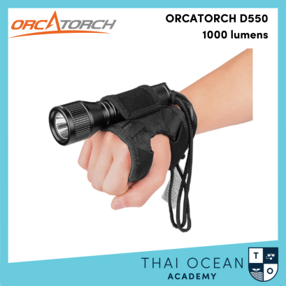 Orcatorch D550 1000 lumens Diving Torch