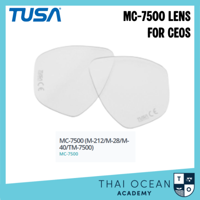 TUSA MC-7500 Corrective Lenses for TUSA M212 Freedom Ceos Mask