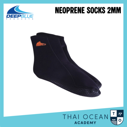 Deep Blue Neoprene Socks 2mm