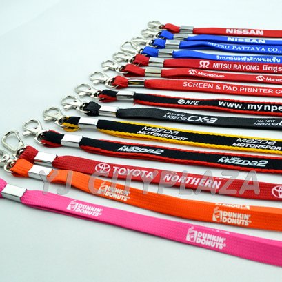 สายคล้องบัตร ล๊อกสเตนเลส คลิปตัวดีด