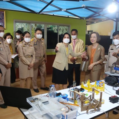 "คุณหญิงกษมา"ลงพื้นที่ตรวจเยี่ยมโรงเรียน ในโครงการกองทุนการศึกษาราชบุรี 