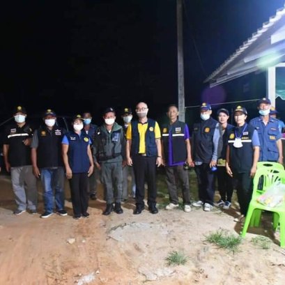 อบต.อ่าวน้อยคุมเข้มพื้นที่ หวั่นต่างด้าวลอบเข้าเมืองเอาโควิดฯแพร่เชื้อ