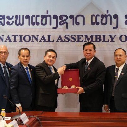 "คณะกมธ.ทหาร วุฒิสภา"เยือนสปป.ลาว กระชับสายความสัมพันธ์ทางทหาร 