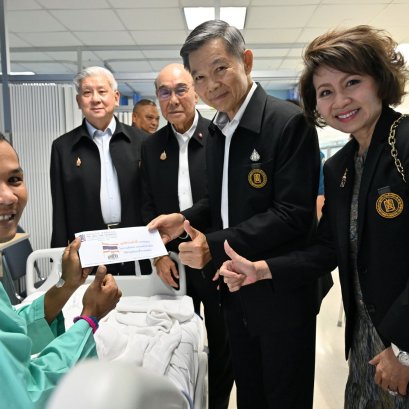 "ป่อเต็กตึ๊ง"มอบเงินปลอบขวัญ ทหารกล้าที่บาดเจ็บชายแดนไทย-กัมพูชา