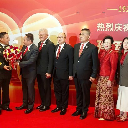 "กมธ.การทหารฯ วุฒิสภา"ร่วมงาน 98 ปี ก่อตั้งกองทัพปลดปล่อยประชาชนจีน