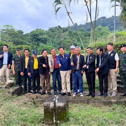 สว.บุกตราด ดูจุดหลักเขตแดนไทย-กัมพูชาที่ 73 