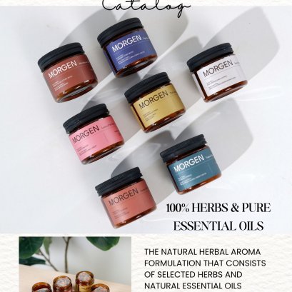 ยาดม สมุนไพร morgen กลิ่น