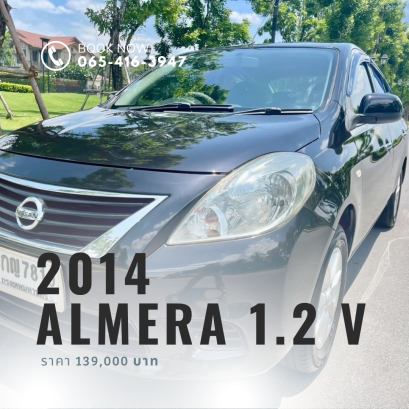 2014  ALMERA 1.2 V สีดำ