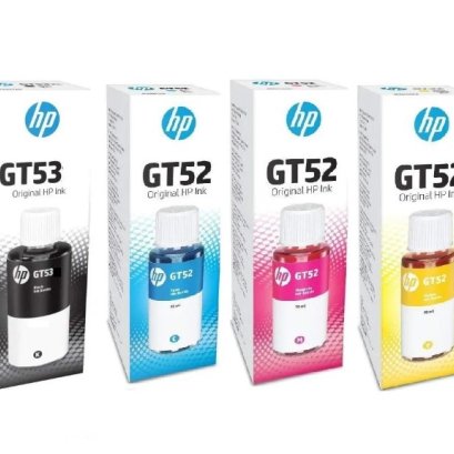 หมึกแท้ HP GT 51 (53) Black GT52Cyan,Magenta,Yellow