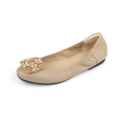 Poesy French Taupe Gold Buckle