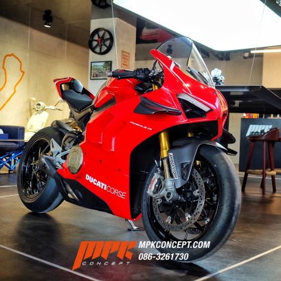 Ducati Panigale V4S'18 เปลี่ยนแฟริ่ง V4R แท้ทั้งคันหน้ายันท้ายแถมท่อฟูล Akrapovic