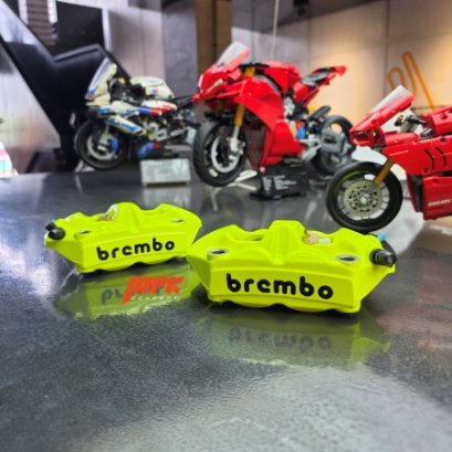 ปั๊มเบรมโบ้ เขียวเลม่อน_Brembo_M4_100mm_lemon fluo yellow