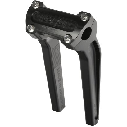 THRASHIN SUPPLY CO. TSC-9525-1 Black 9-1/2" Pullback Handlebar Riser 0602-1050 Harley ตุ๊กตาแฮนด์แต่งดำ