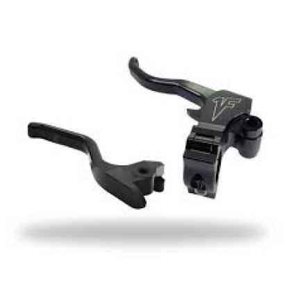  Easier_Pull_Clutch_Brake_Lever_Combo_Black_Softail harley ก้านสั้นฮาเล่ย์ 2 นิ้วกำ