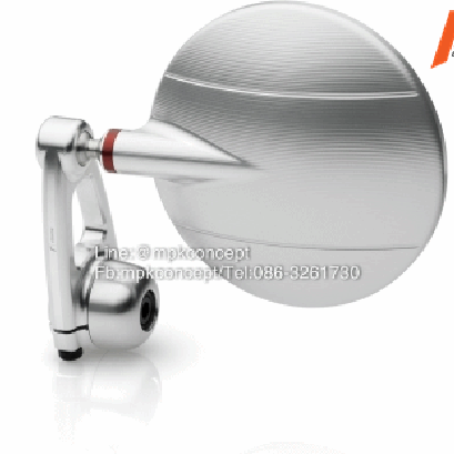 SPY_ARM_bs303a bs303b rizoma_mirror_ducati_s1000_rninet_honda_yamaha กระจกปลายแฮนด์กลม ของแต่งรถ