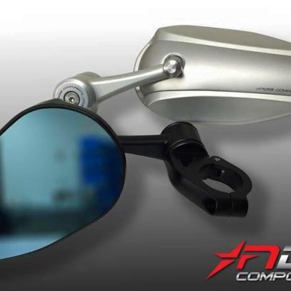 adg barend mirror กระจกปลายแฮนด์เหลี่ยมแต่งรถ ducati bmw s1000rr