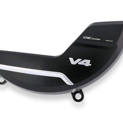  PR310BS_Clutch_cover_protector_Ducati_Panigale_V4_CNC_racing_ครอบคลัชแต่ง กันรอยสีดำ