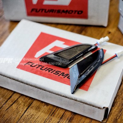 อุดกระจก_futurismoto_ducatipanigalev4s_mpkรถแต่งรถ อุดกระจกไฟเลี่ยวแต่งดูคาติ mirror block off