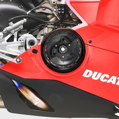 Rizoma_clear_clutch_cover_ครอบคลัชใส ducati Panigale v4 v2 sfv4 ZDM181 ZDM179
