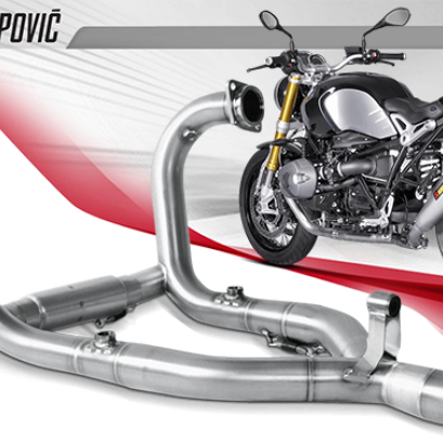 akrapovic full titanium header bmw rninet คอท่อแต่งรถฟูลไทเทเนียมอาคาโพวิคของแท้