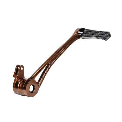VITYS DESIGN DIAMOND BRAKE ARM BRONZE ANODIZED WITH BLACK PEG 08-13 FLT, 14-UP FLT, 97-07 FLT (DIAMOND BAGGER COLLECTION)