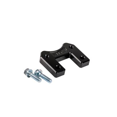 VITYS DESIGN RISER PULL - BACK BRACKET BLACK ANODIZED FOR HARLEY DAVIDSON SOFTAIL LOW RIDER S, TOURING ROAD GLIDE