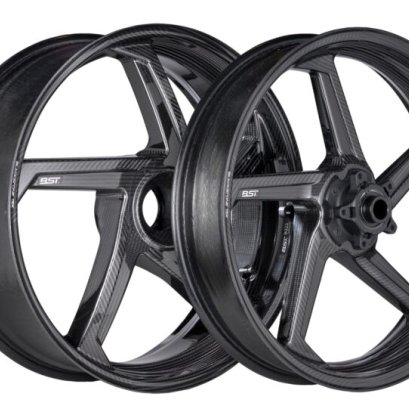 bst carbon wheel star tek ล้อคาร์บอน ducati panigale v4 v2 hypermotard 698 950 diavel 1260 monster 937 sfv4 s1000rr rninet crb1000rrr zx10rr r1m rc8 mv agusta ninja h2 ดำ