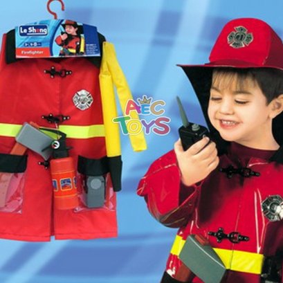 ชุดแต่งตัวอาชีพ นักดับเพลิง พร้อมอุปกรณ์