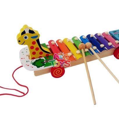 ระนาดยีราฟแสนซน มีล้อลาก (ไม้)