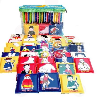 ถุงนุ่มนิ่ม จับคู่ ร่างกาย อาชีพ 36 ชิ้น