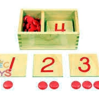 ชุดลูกปัดฝึกหัดนับพร้อมแผ่นตัวเลข