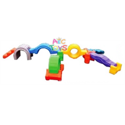 สะพานทรงตัวสีสันแฟนซี 12 ชิ้น