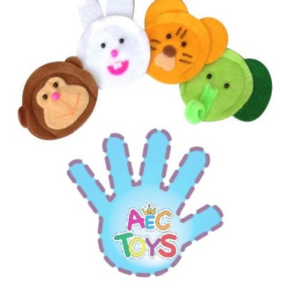 ชุดหุ่นนิ้วมือสัตว์ป่า 