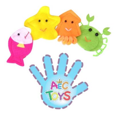 ชุดหุ่นนิ้วมือสัตว์ทะเล