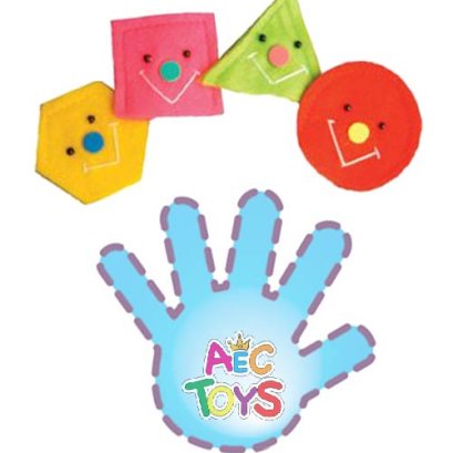 ชุดหุ่นนิ้วมือสัตว์เรขาคณิต