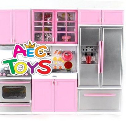 ชุดเฟอร์นิเจอร์ห้องครัวและเครื่องใช้ไฟฟ้า สีหวาน