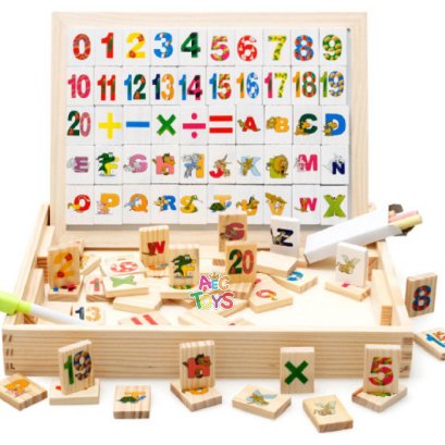 กล่องกระดานแม่เหล็กไวท์บอร์ดสร้างจินตนาการ ชุดตัวอักษรสร้างสรรค์ 100 ชิ้น